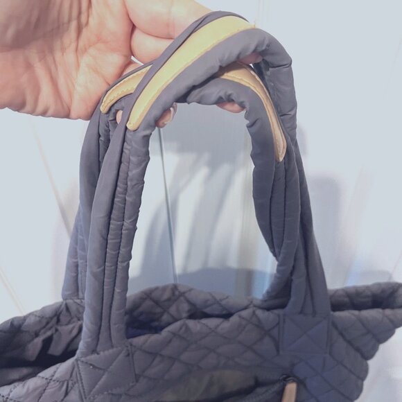 Urbanfit by Urban Expressions Tote Lightweight Bag-Gray Quilted-Large-Versatile - Picture 11 of 13